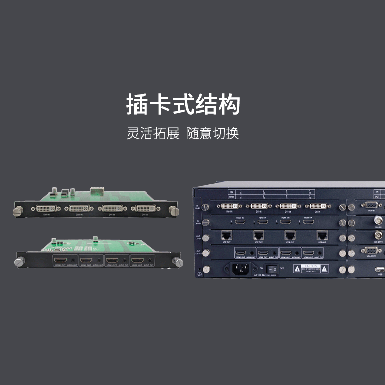 HDMI 4K高清多格式混插无缝切换视频矩阵 HDMI 4K高清多格式混插无缝切换视频矩阵