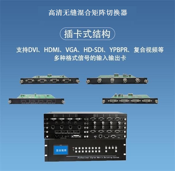 高清混合矩阵切换器和拼接处理器的区别 高清混合矩阵切换器和拼接处理器的区别